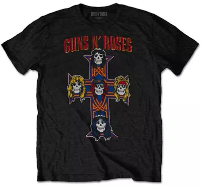 Buy Guns N Roses Vintage Cross Black T-Shirt OFFICIAL • 15.19£