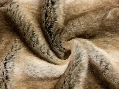 Buy Super Luxury Faux Fur Fabric Material - GREY RABBIT • 1.99£
