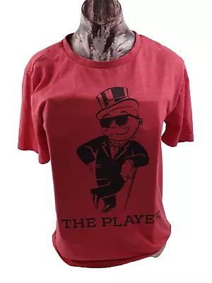 Buy Monopoly 'The Player' T Shirt, Unisex, Size S, Red With Black Monopoly Graphic • 15.51£
