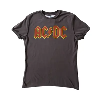 Buy Amplified - AC/DC Logo T-Shirt - Charcoal • 19.99£