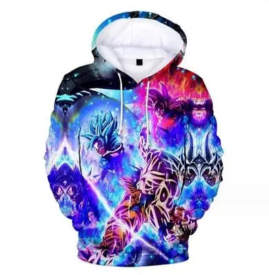 Buy 10 Style Seven Dragon Ball Hoodie 3d Print Sweatshirt Casual Streetwear Pullover • 19.10£