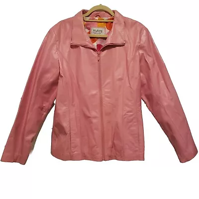 Buy Wilson's Leather Maxima Leather Jacket Pink Size XL • 93.78£