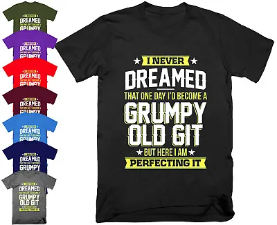 Buy Mens GRUMPY OLD GIT T Shirt Top Funny Joke Fathers Day Grandad Gift S - 5XL • 9.99£