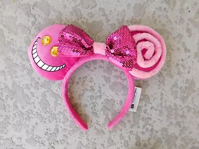 Buy Disney Parks Tag CHESHIRE CAT Minnie Mouse EARS Alice In Wonderland HEADBAND • 72.38£