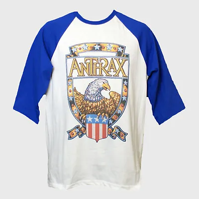 Buy Anthrax Rock Metal Long Sleeve Baseball T-shirt Unisex S-3XL • 18.99£