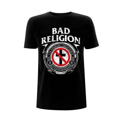 Buy Bad Religion - Badge Design - NEW Black T-Shirt *Official Design  • 16.92£