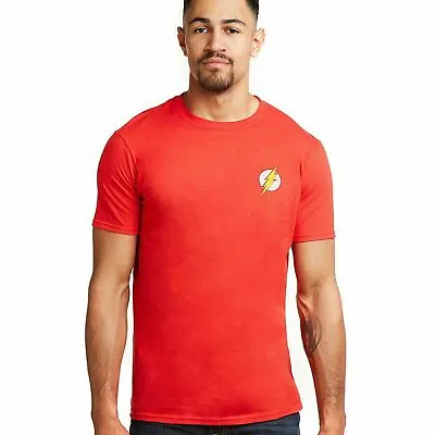 Buy Official DC Comics Mens The Flash Core T-shirt Red Sizes S - XXL • 13.99£