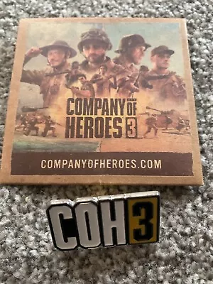 Buy Company Of Heroes 3 Pin Badge NEW Exclusive Gamescom Merch RARE - COH3 SEGA • 11.99£