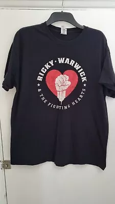 Buy RICKY WARWICK (The Almighty Thin Lizzy) Fighting Hearts XL T-Shirt • 11£