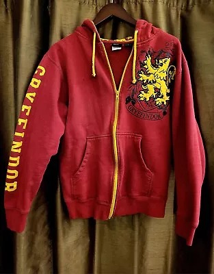 Buy Harry Potter Red Gryffindor Hoodie Unisex Small Zip Up From Universal Studios • 23.68£