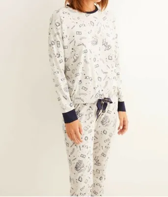 Buy SALE!! HARRY POTTER Ladies Long Sleeve Pyjama Set 100% Cotton Size XS To XL  • 15£
