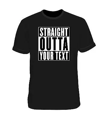 Buy Straight Outta Your Text NWA T-shirt Compton Custom Dr Dre Ice Cube EazyE • 10.99£