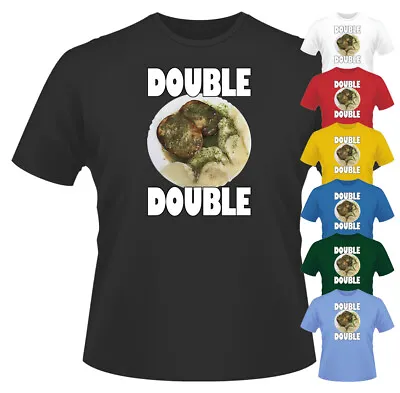 Buy Adult/Unisex T Shirt, Double Pie & Mash, Ideal Gift Or Present. • 8.99£
