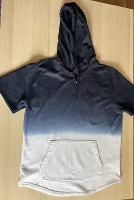 Buy Hollister Blue Ombre Short Sleeve Hoodie, Size L • 0.99£