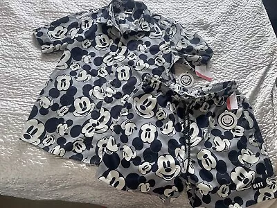Buy Neff Mickey Mouse Disney Loungewear Set Mens Teens BNWT • 4.99£