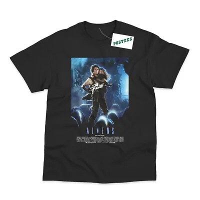 Buy Retro Movie Poster Inspired By Aliens Direct To Garment Printed T-Shirt • 12.95£