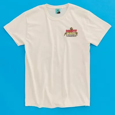 Buy Official SpongeBob SquarePants Big Burger Natural T-Shirt With Back Print • 22.99£