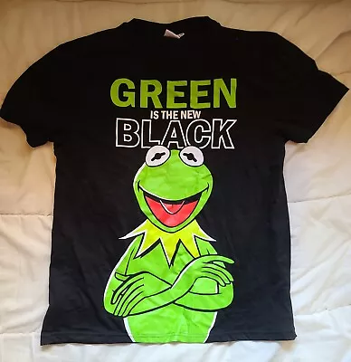 Buy Genuine Disney Kermit The Frog Muppet Show T Shirt Black 2xl • 15£