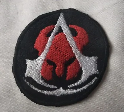 Buy 6cm Circle Custom Unofficial Assassin's Creed Valhalla Logo Embroidered Sew... • 3.50£