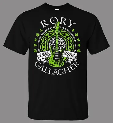Buy Rory Gallagher Guitar T-Shirt Irish Band Music Guitar Legend 1970's 1980's • 12.99£