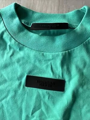 Buy Essentials Fear Of God T Shirt Mint Green Large New  • 34£
