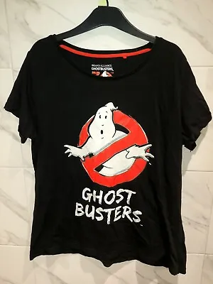 Buy Ladies Ghost Busters Print Tshirt Size 14 (Read Description) • 8.99£