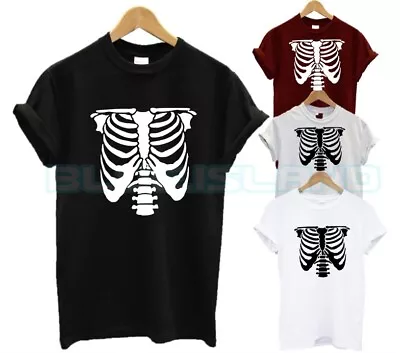 Buy Skeleton Body T Shirt Halloween Party Spooky Ghost Present Evil Pumpkin Bones • 8.99£