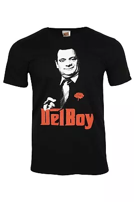 Buy Only Fools And Horses Del Boy Godfather Style OFFICIAL T Shirt Black • 14.99£