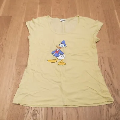 Buy Disney Donald Duck Graphic Print T Shirt S M UK 10 12 Tee Top Disneyland World • 7.99£