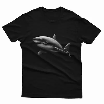 Buy White Shark Ocean Lover Shark  Gift Mens T Shirts Unisex Tee Top#P1#Or#A • 9.99£