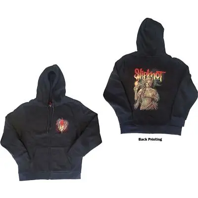 Buy Official Licensed - Slipknot - Burn Me Away Zip Hooded Sweatshirt Hoodie Iowa • 43.99£
