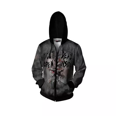 Buy The Walking Dead Hoodie Zip Up Sweatshirt Cosplay Jacket 3D Print Casual Coat.+  • 11.99£