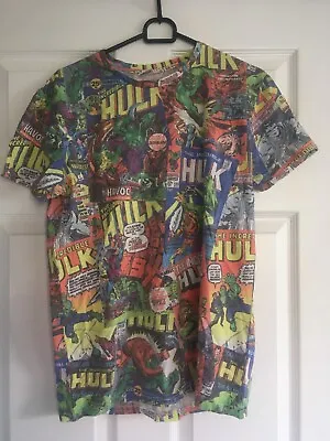 Buy Marvel Comics All Over T Shirt Size M • 5£