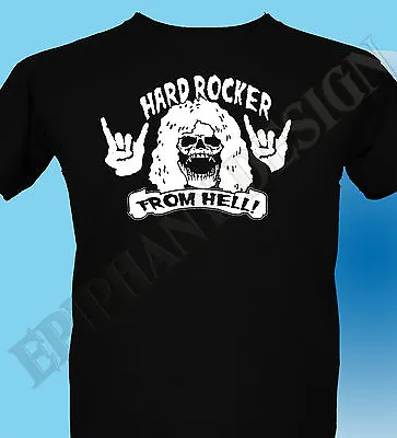 Buy Hard Rocker From Hell Mens T-Shirt 3XL 4XL 5XL 70's Heavy Metal Saxon Motorhead • 15.29£