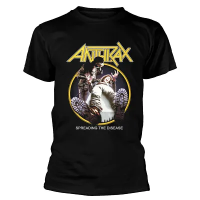 Buy Anthrax Spreading The Disease Tracklist Black T-Shirt NEW OFFICIAL • 16.29£