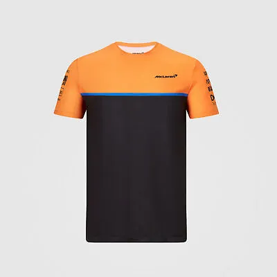 Buy McLaren, Replica, Mens 'Set Up' T Shirt, Orange/Grey, Official Merchandise • 20£