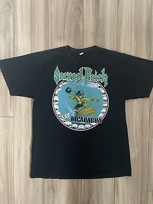 Buy Vintage Sacred Reich Surf Nicaragua Shirt L Thrash Speed Metal Slayer Tultex • 50£