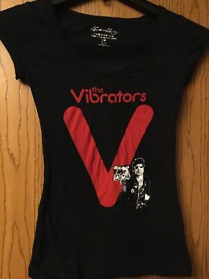 Buy The Vibrators - Black Shirt - Ladies - S - Forever 21 • 42.59£