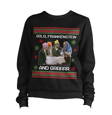 Buy Bottom Christmas Ugly Sweatshirt Sweater Pullover Rik Mayall Xmas Gift • 24.99£