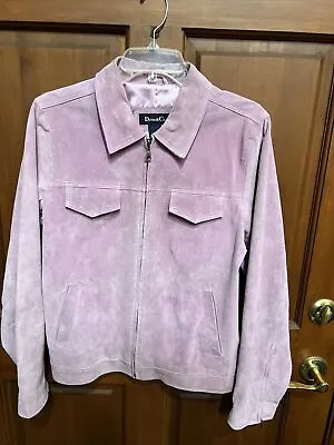 Buy Denim & Co Washable Suede Jacket Lavender Large 14 - 16  • 20.08£