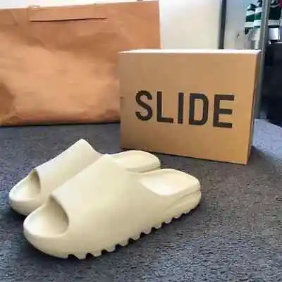 Buy Yeezy Slides Summer Slippers Men Women Soft Bottom Indoor Home Slides • 41.99£