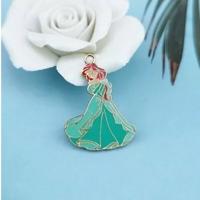 Buy Disney’s The Little Mermaid Ariel Enamel Pendants - Perfect For Jewellery Making • 1.19£