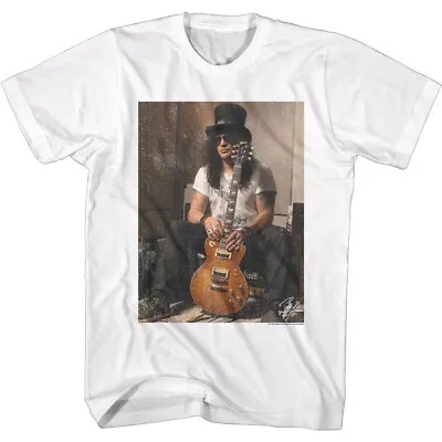 Buy Slash Color Photo On Amp With Guitar Men's T Shirt Heavy Metal Music Merch • 39.89£