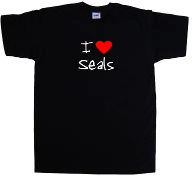 Buy I Love Heart Seals T-Shirt • 8.99£