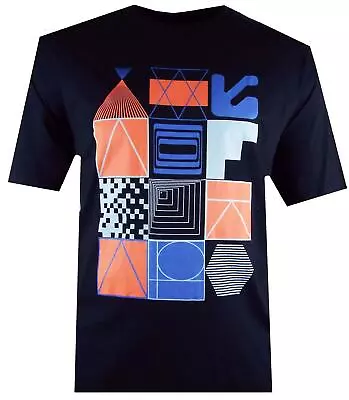 Buy Espionage Men's Big Size Abstract Print T-Shirt T399 In Navy, 2XL-8XL • 19.50£