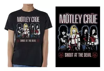 Buy Motley Crue - Shout At The Devil Official Men's Short Sleeve T-Shirt • 14.99£