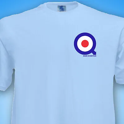 Buy Quadrophenia MoD Mens T Shirt THE WHO Jam SKA SCOOTER Target Breast Logo S - 3XL • 12.25£