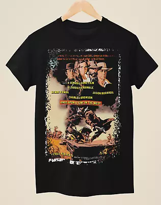 Buy Once Upon A Time In The West - Western Movie Poster Inspired Unisex Black TShirt • 14.99£