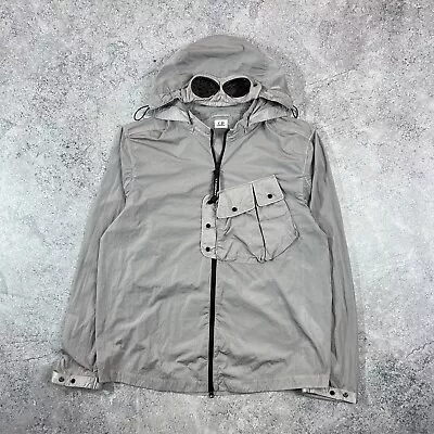 Buy CP Company Chrome Silver Goggle Jacket XL 23.5” • 220£