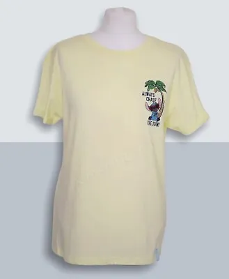 Buy Womens Disney Stitch Primark Lemon Short Sleeve T-Shirt Small (UK 10/12) NEW • 9.99£